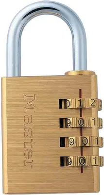 Image de Masterlock 604EURD Master Lock Zahlenschloss aus Aluminium 40mm 604EURD