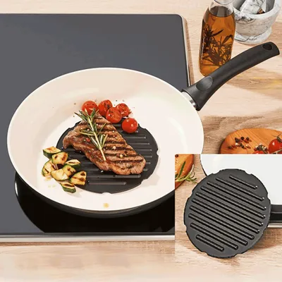 Immagine prodotto di TempsL 6391265: Griglia per piano cottura, colore nero, 15,5 cm