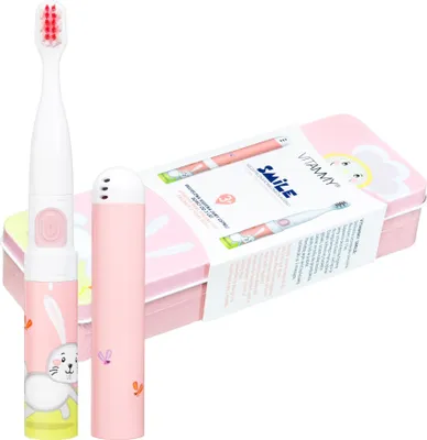 Image de Brosse à dents sonique VITAMMY SMILE pour enfants, lapin, 3 ans et plus