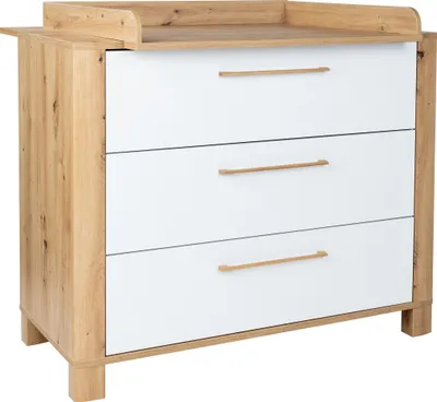 Produktbild von arthur berndt Wickelkommode Marlon Artisan Oak / Kreideweiß