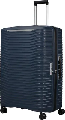 Produktbild von Samsonite 81 cm Hardcase Koffer – 145 l, 4‑Rollen, TSA‑Schloss, USB‑Port, Blau