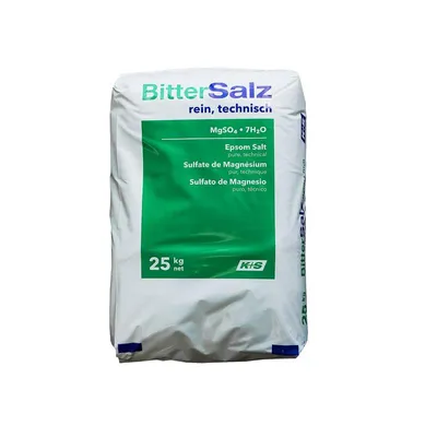Produktbild von Bittersalz Magnesiumsulfat rein technisch im 25kg Sack