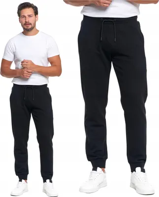 Productafbeelding van HEREN JOGGINGBROEK Klassieke broek met zakken, zwart, MORAJ, maat XL