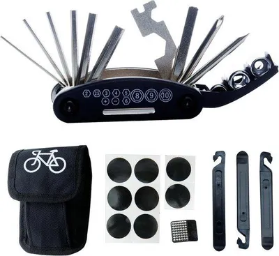 Productafbeelding van Famanu fietsreparatieset, 16-delig - multifunctioneel en draagbaar