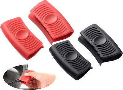 Immagine prodotto di Guanti con impugnatura in silicone resistenti al calore, antiscivolo, per pentole bollenti