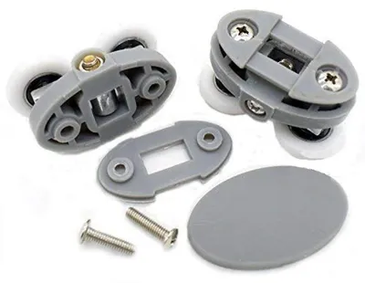 Immagine prodotto di Set di 4 rulli doccia doppi, con diametro di 23 mm