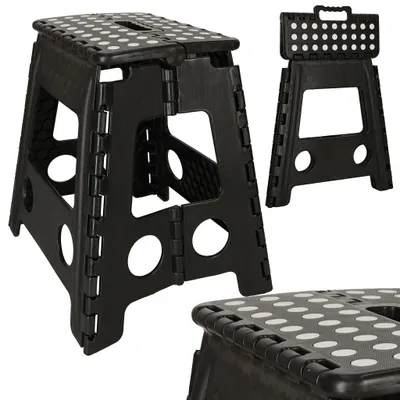 Produktbild von Rutschfester Klapphocker 39cm schwarz