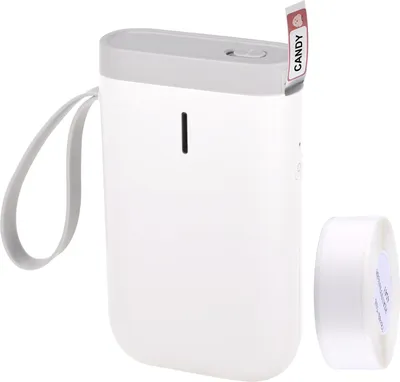 Obrázok produktu pre Niimbot D11 Tlačiareň štítkov s termálnou tlačou cez pripojenie Bluetooth bez atramentu S 1 rolkou termálneho papiera Tlačiareň štítkov, biela