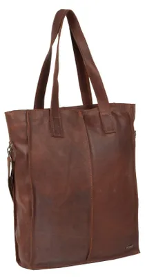 Produktbild von Leder Shopper mit Laptopfach 15.6 Zoll