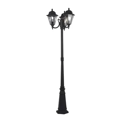 Produktbild von Lindby Außenlampe Edana, 212cm, 3-flg., anthrazit, E27, IP44