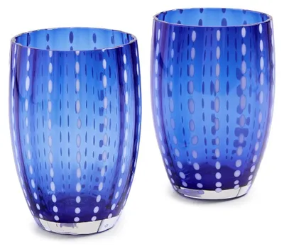 Produktbild von Handgefertigtes Glas-Tumbler-Set von 6, Bunt 32 cl