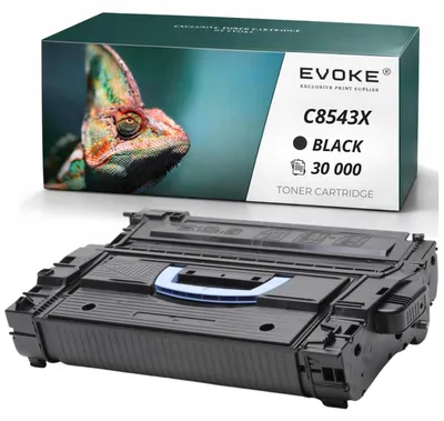 Produktbild von Evoke Toner-Kompatibilkartusche für den HP 43X C8543X, Schwarz, 30.000 Seiten, kompatibel mit LJ 9000, 9000DN, MFP9000L, 9050, 9050DN