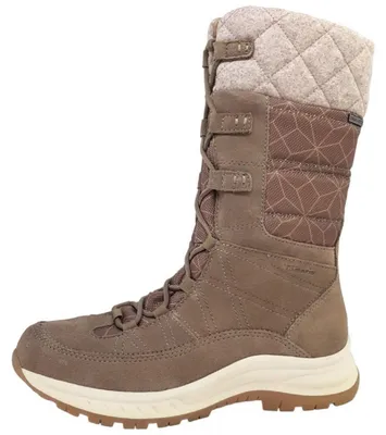 Immagine prodotto di Scarpe da trekking da donna Tamaris, modello stivaletto con lacci, colore beige, ideali per il tempo libero