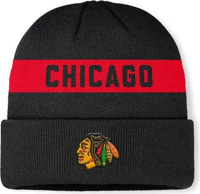 Produktbild von NHL Fanatics Mütze mit Umschlag - Wintermütze, NHL-Teams: Chicago Blackhawks