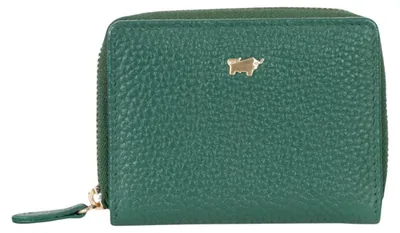 Produktbild von Minigeldbörse ASTI Mini Reißveschluss-Geldbörse 5 Kartenfächer blau Damen - Leder