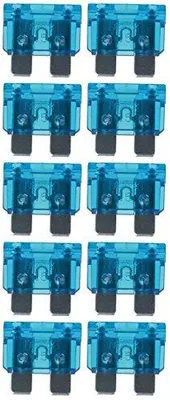 Flachsicherung 15 A, 10 Stück, blau, 19,1 x 5,1 x 18,5 mm