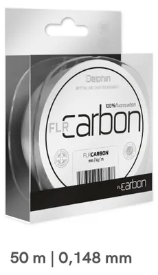 Produktbild von 50 m Fluorocarbon Vorfach Schnur 0,148 mm 4,1lbs