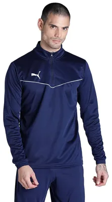 Produktbild von PUMA Herren Teamrise 1/4 Zip Top Shirt, Peacoat-puma White, M EU