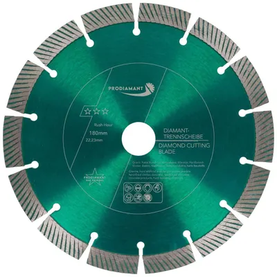 Immagine prodotto di PRODIAMANT Disco diamantato da 180 mm per calcestruzzo e materiali duri RushHour