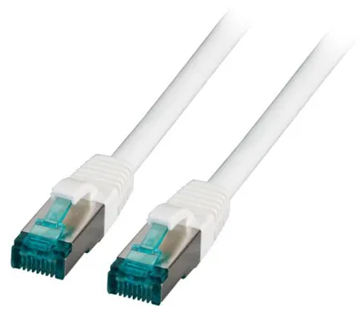 Productafbeelding van EFB MK6001.1W EFB RJ45 Patchkabel S/FTP, Cat.6a, LSZH, 1m, weiß