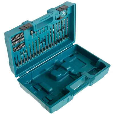 Immagine prodotto di Valigetta di trasporto Makita per trapano a percussione a batteria DHR171 con 65 accessori inclusi - 183W49-4