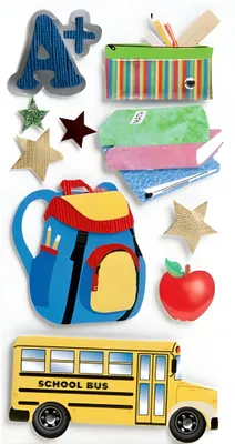 Produktbild von HEYDA 203780683 Stick-On's-Mix Schule 2 75 x 165 cm