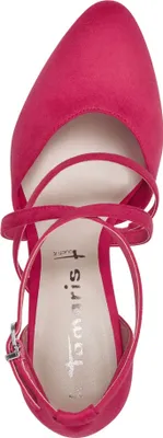 Produktbild von Tamaris Damen Pumps offen gekreuzte Riemchen 1-24404-42, Größe:39 EU, Farbe:Pink