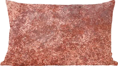 Produktbild von MuchoWow® Zierkissen Sofakissen Wohnzimmer Dekokissen 60x40 cm Eisen - Metall - Rost - Kopfkissen - Polster mit Foto