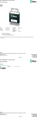 Image de Wera 867/1 DIY SiS embout de tournevis 10 pc(s)