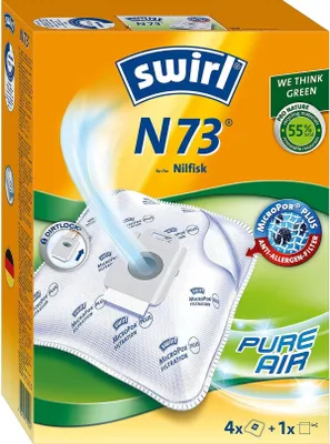 Produktbild von Swirl N 73, Staubbeutel, Weiß, 4 Stück(e)