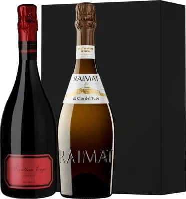 Image de Estuche cava 2 botellas Cim del Turó y Tantum Ergo Rose Vin mousseux Espagne Non DO Espagne 150.00 cl 12.0 %