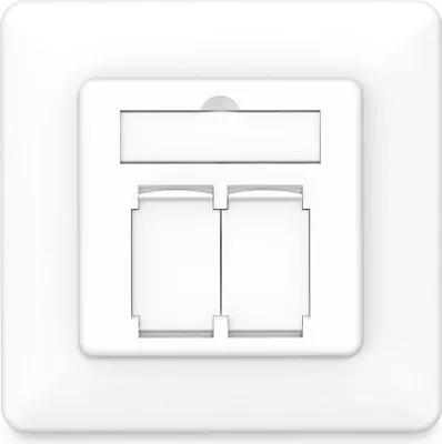 Obrázek produktu pro Digitus DN-9010/8-2, 2 x RJ-45, 1 modul/moduly, 6a, 500 MHz, 500 MΩ, 0,02 ohm