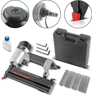 Produktbild von STAHLWERK Druckluft Nagler DN-50 ST 2 in 1 mit 5-7 Bar Arbeitsdruck