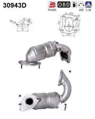 Obrázek produktu pro Katalisator Renault Clio Ii 1.5Dci Kangoo 1.5Dci