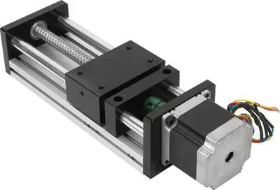 Obrázek produktu pro Lineární vodicí lišta s dvojitým vřetenovým převodem a motorem 57 (efektivní zdvih 500 mm, závitová tyč 1204)