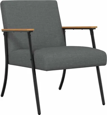 Zdjęcie produktu dla vidaXL Fotel ciemnoszary materiał