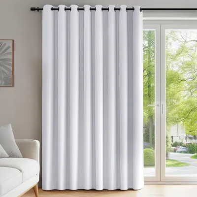 Obrázok produktu pre Záclona s okami, zatemňujúca, tepelne izolujúca, 242 x 254 cm, striebornošedá, 1 kus