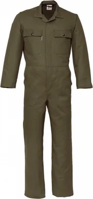 Produktbild von Havep Basic Baumwolle Overall 2163 Olivgrün Größe 56