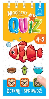 Produktbild von Magiczny quiz z rybkš Dotknij i sprawd 4-5 37330
