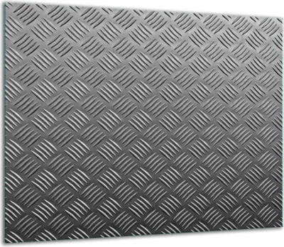 Produktbild von Herdabdeckplatten Glaskeramikkochfeld-Abdeckung Spritzschutz Glas 60x52cm Grau