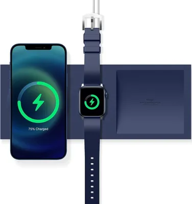 Produktbild von Elago MS Ladeschale Duo fr Apple-Gerte Jean Indigo