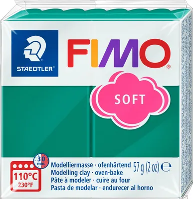 Image de FIMO, pâte à modeler, pâte à modeler smaragd soft normale