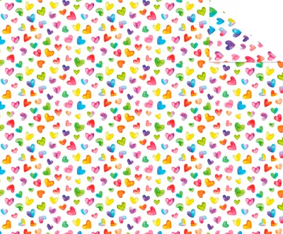 Produktbild von Motiv-Fotokarton "Bunte Herzen"