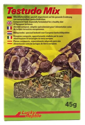 Productafbeelding van Lucky Reptile Testudo Mix voeding voor landschildpadden, 45g