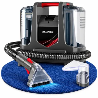 Produktbild von CLEANmaxx Polster- und Teppichreiniger effiziente Reinigung Polstern Teppichen Autositzen Waschsauger, Fleckentfernung kompakt flexibel 9kPa Saugkraft