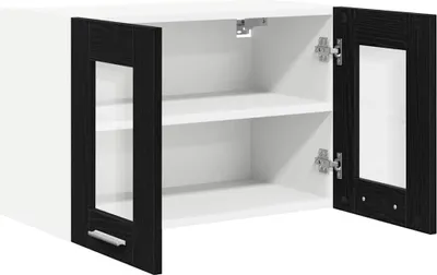 Immagine prodotto di vidaXL Armadio a muro nero effetto rovere 60 x 31 x 40 cm Materiale a base di legno