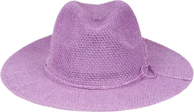Produktbild von styleBREAKER Damen Panama Sonnenhut mit dünnem Hutband, Strohhut, Schlapphut, Sommerhut, Fedora Hut 04025040