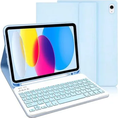 Obrázok produktu pre Bluetooth klávesnica pre iPad 10. generácie s puzdrom, 10 palcov, magnetická