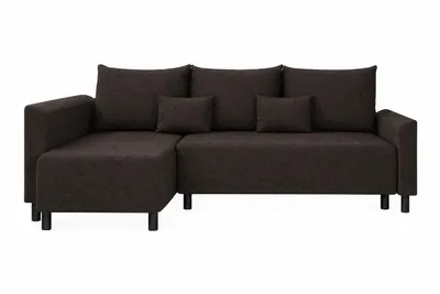 Obrázek produktu pro Rohová pohovka LOFT, barva hnědá, rozměry 205 x 89 x 144 cm, moderní rohová pohovka s možností rozložení na lůžko a flexibilní konstrukcí podnože, Obrázek vytvořený pomocí AI