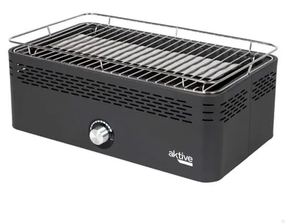 Produktbild von Aktive Rauchfreier Rechteckiger Grill Silber 42 x 23 cm Silber 42 x 23 cm